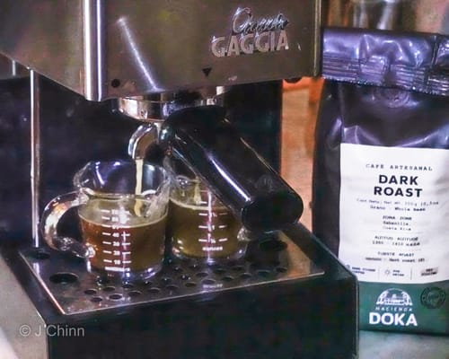 Customer photo review of Café Hacienda Doka Dark Roast