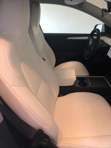 Customer photo review of EVAAM® Leather Full Seat Covers for Tesla Model 3/Y/S/X