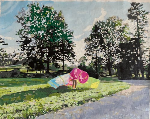 Customer photo review of Custom Paint By Numbers Kit