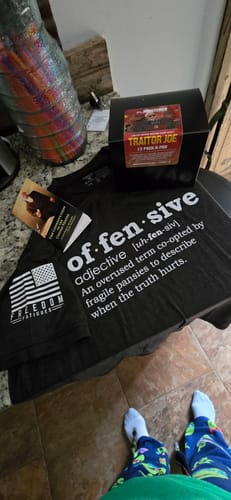 Customer photo review of Men's Offensive Defined T-Shirt (Heather Black)