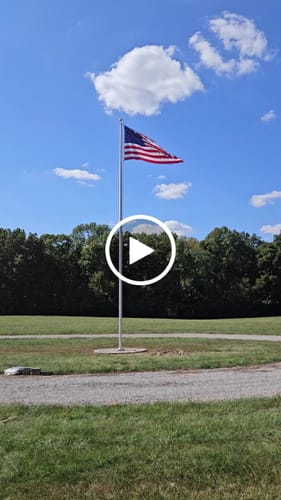 Customer video review of Heavy Duty American Flag - Outdoor Nylon - Made In USA