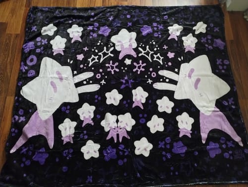 Customer photo review of Star Baby Throw Blanket