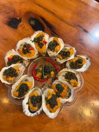 Customer photo review of Kaluga Hybrid Sturgeon Golden Caviar