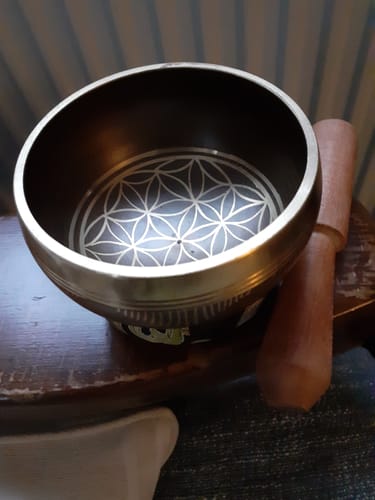 Customer photo review of Flower of life Singing Bowl