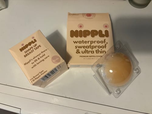 Customer photo review of Shape Up Breast Tape NUDE