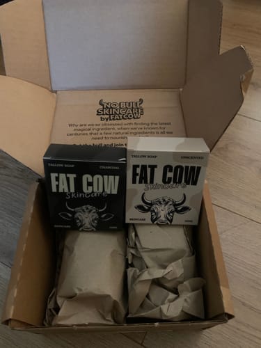 Customer photo review of Cleanse & Cream Bundle | Body Moisturiser, Face Cream & Cleansing Soap