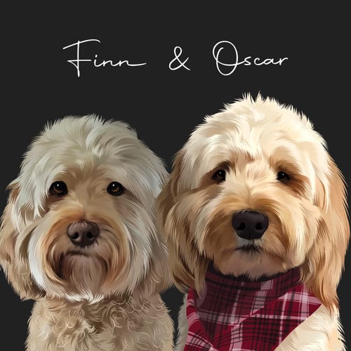 Customer photo review of Pet Art Canvas Wrap
