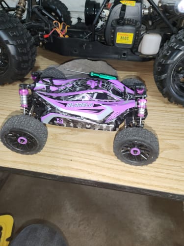 Customer photo review of Rlaarlo Latest Carbon Steel Front Dogbone For 1/14 and 1/12 Buggy and Truggy (2PCS, Black)