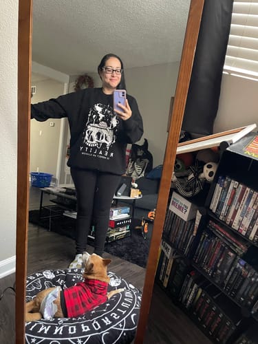 Customer photo review of Reality Crewneck