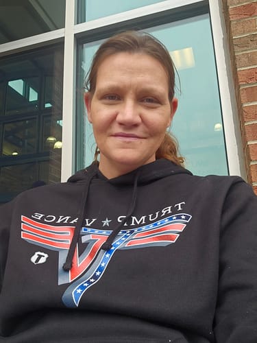 Customer photo review of TV Rocker USA Hoodie