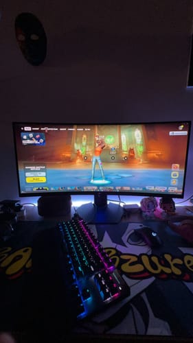 Customer photo review of XXXL Extended Large Custom Mousepad