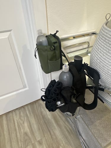 Customer photo review of MAGNETIC BOTTLE BAG GREEN (PRE-SALE)