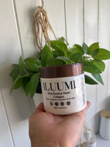Customer photo review of Collagen Hair Mask