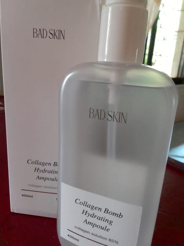Customer photo review of Bad Skin™ Korean Collagen Bomb Hydrating Ampoule