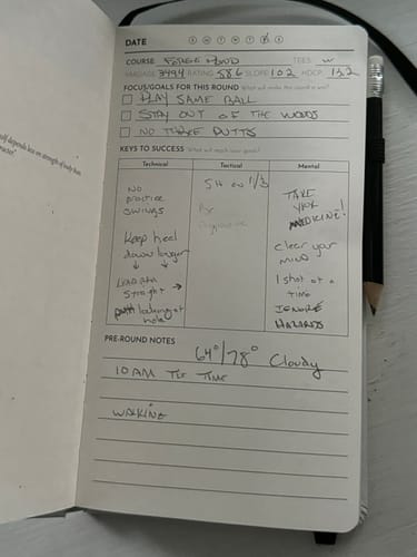 Customer photo review of The Performance Journal