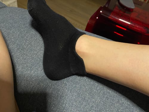 Customer photo review of Calcetines 5dedos