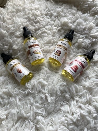 Customer photo review of Naomi Body Juice Oil