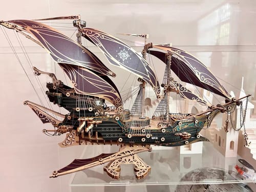 Customer photo review of Future Pirate Ship 3D Wooden Puzzle