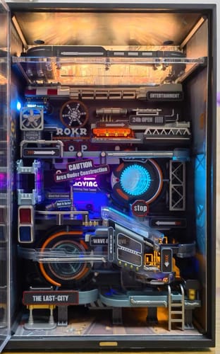 Customer photo review of The Last City Marble Run