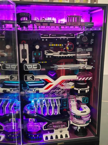 Customer photo review of The Future City Marble Run