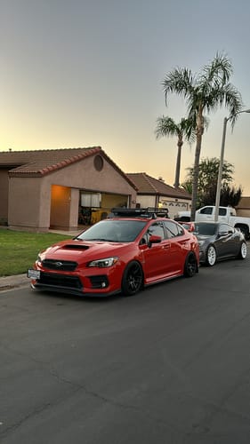 Customer photo review of 2018-21 Subaru WRX / STi VRS Style Front Splitter Lip Ground Effect