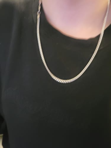 Customer photo review of Panzerkette Cuban Link 4mm