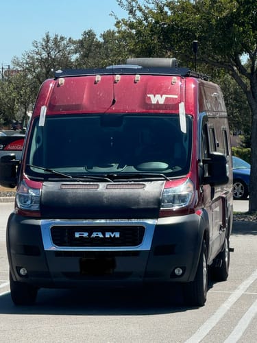 Customer photo review of Ram ProMaster Roof Rack - 8020 - 159