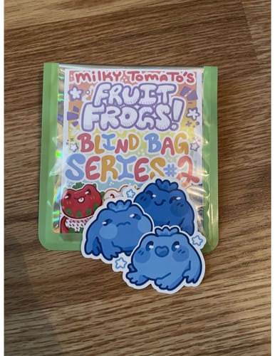 Customer photo review of Fruit Frog Stickers Blind Bag Series 2