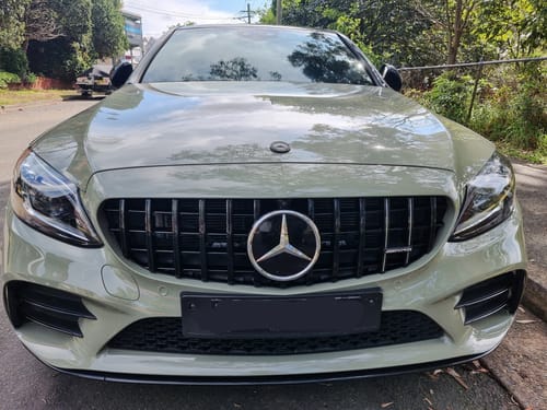 Customer photo review of ABS Front Grille For Mercedes Benz C Class【W205/C205/S205/A205】【C200/C220/C250/C300/C350 & C43 AMG】15-18【15-GT BK】