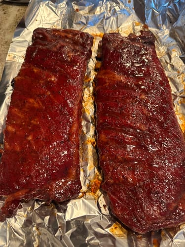 Customer photo review of Brown Sugar Honey Habanero BBQ Glaze