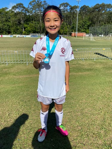 Customer photo review of Match Day Socks - White