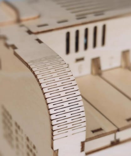 Customer photo review of Playable Piano 3D Wooden Puzzle