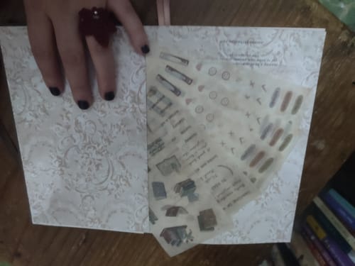 Customer photo review of Tsuki Reading Journal ☾