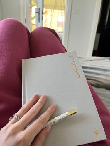Customer photo review of Write It Out Gratitude Journal