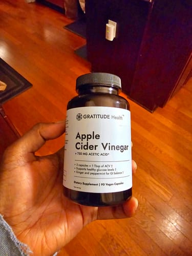 Customer photo review of Apple Cider Vinegar Capsules (90 Capsules)