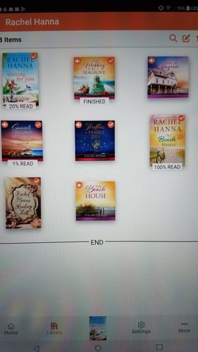 Customer photo review of South Carolina Sunsets Audiobook Bundle Books 1-5