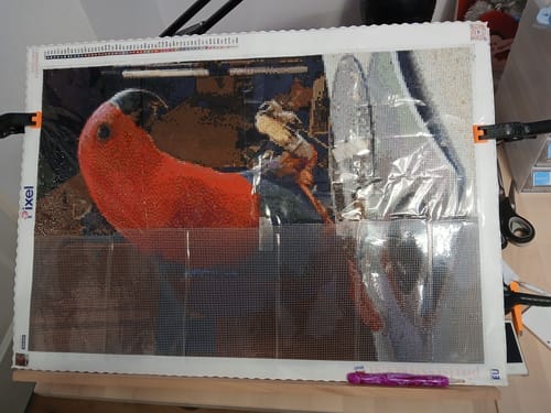 Customer photo review of Diamond Painting Eigen Foto - Snelle Levering