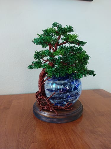 Customer photo review of Ponderosa Tree Of Life with Sparkle Orb