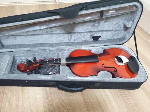 Customer photo review of Eastar バイオリン 初心者 指板マーク スプルース材 初心者セット EVA-2 (4/4)