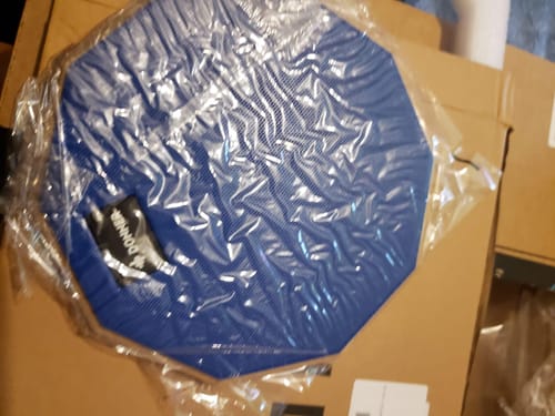 Customer photo review of Donner ドラム練習パッド トレーニングドラム ゴム製 スネアパッド スティック付 消音 8インチ(青)