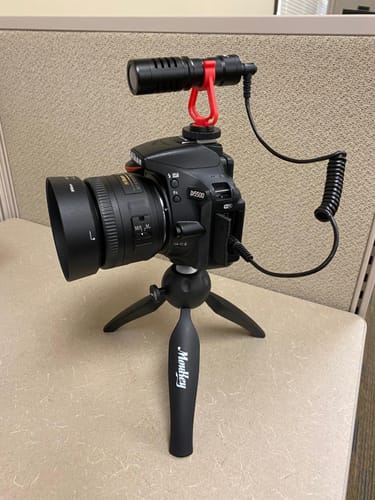 Customer photo review of Moukey カメラマイク 外付けマイク vlogマイク 3.5mm変換ケーブル スマートホン/ビデオ/Vlog/Canon/Nikon/Sonyカメラ接続 (ビデオカメラ用外付けマイク) DSLR MCm-1