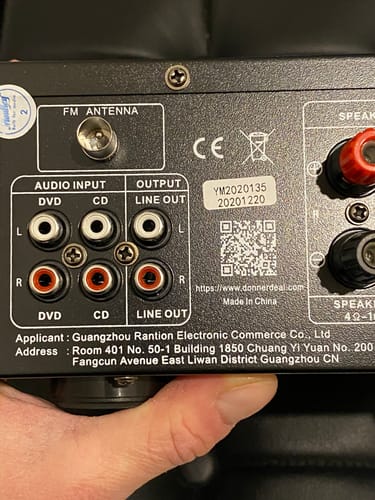 Customer photo review of Moukey パワーアンプ システム マイクミキサー 220W Bluetooth対応 デュアルチャンネルサウンドオーディオステレオレシーバー モニタリング/USB、SD、AUX、MIC IN/エコー、ラジオ、LCD-ホームシアターエンターテインメントRCA スタジオ用 MAMP1