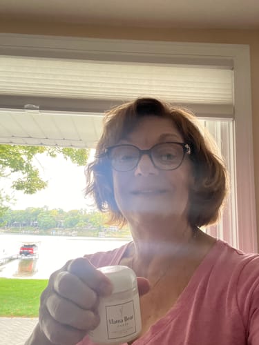 Customer photo review of Mama Bear Nerve Relief Lotion