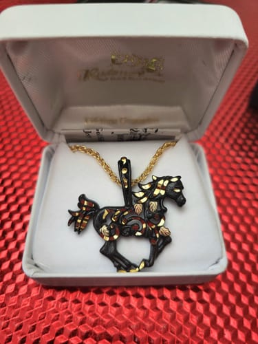 Cynthia H. review of Colorful Horse - Black Hills Gold Pendant image 1 out of 1