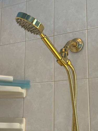 Customer photo review of 1-Spray Handheld Shower Head Set