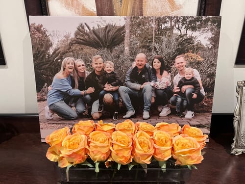 Customer photo review of Single Canvas Options (A5 - A0)