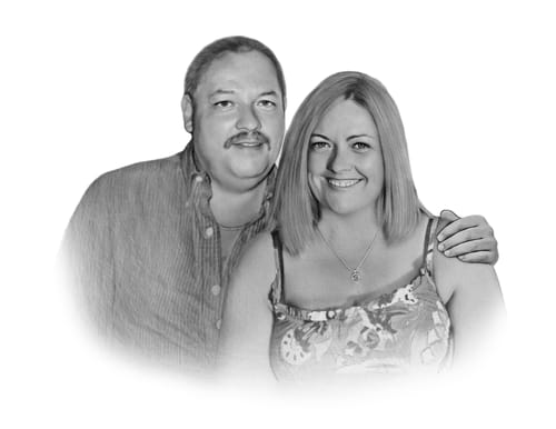 Customer photo review of Charlie's Drawings' Emotional Family Portraits
