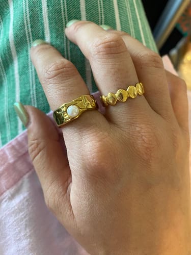 Customer photo review of Shell Ring