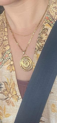 Customer photo review of Swirl Necklace