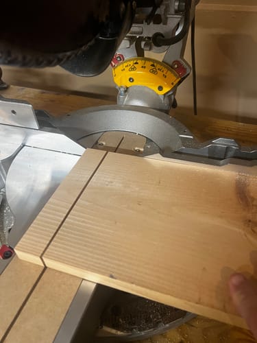 Customer photo review of DeWalt DWS779/780 Sliding Miter Saw Dust Collection